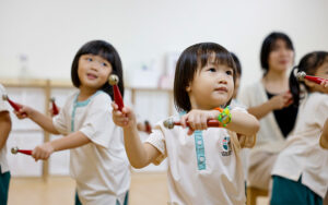 preschool children engaged in daily classroom routines